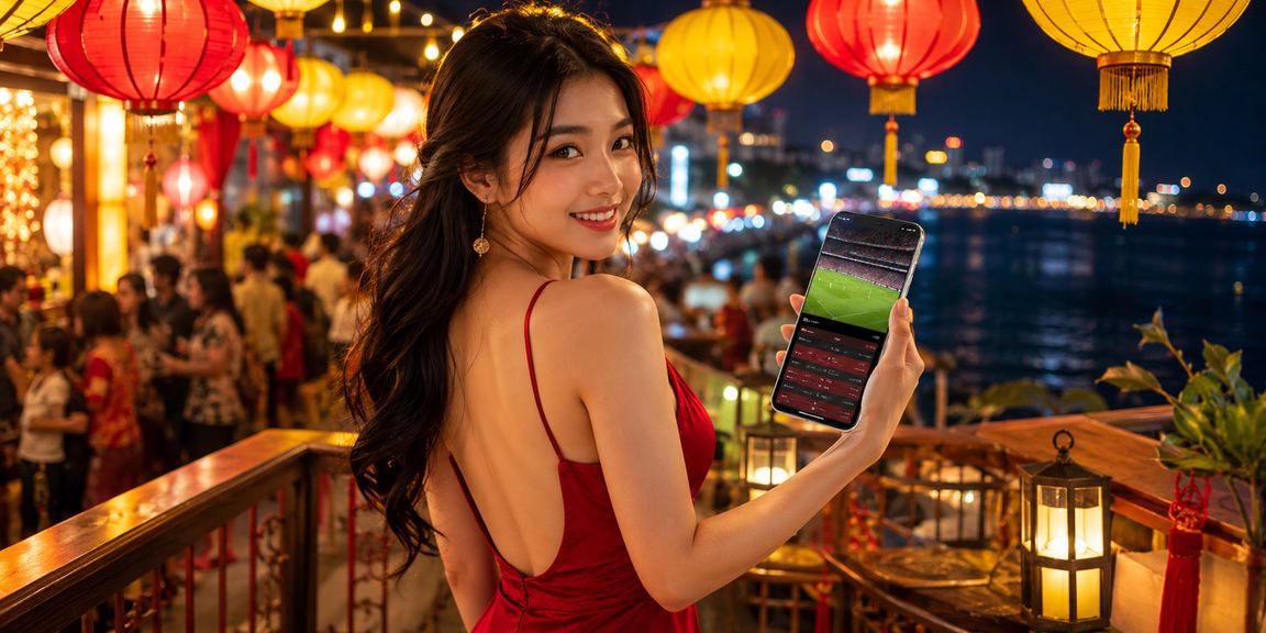 Người chơi tại chợ đêm Hà Nội truy cập trò chơi mới trên điện thoại vào buổi tối