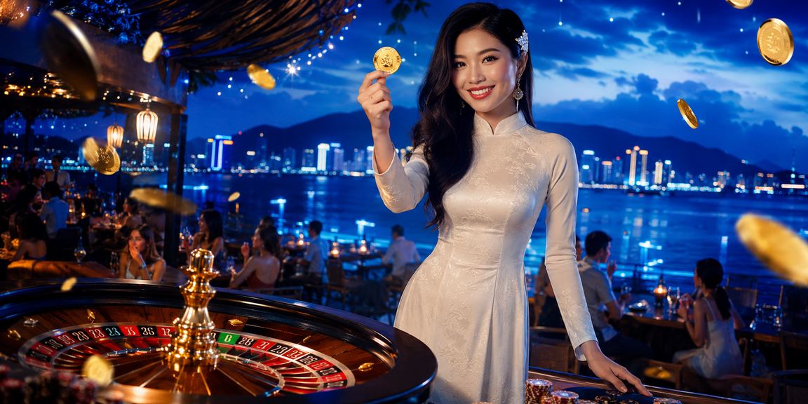 Người dùng tại Nha Trang tham gia roulette trực tuyến trong không gian giải trí hiện đại